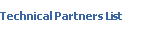 Technical Partners List
